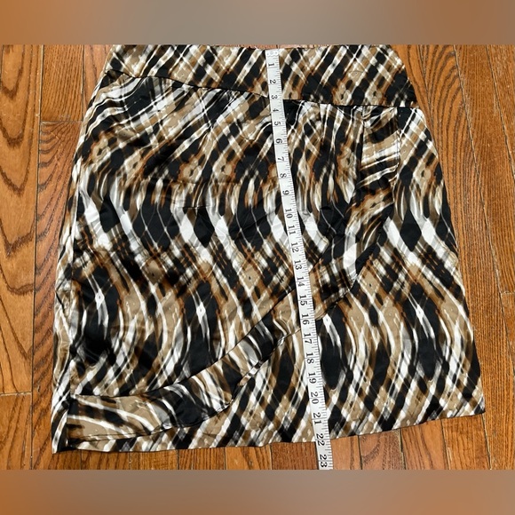 Worthington Black and Brown Patterned Mini Skirt - Picture 6 of 8
